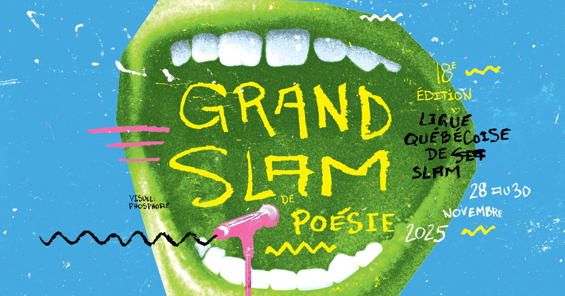Grand slam de poésie 2025 – Ligue québécoise de Slam – Vendredi